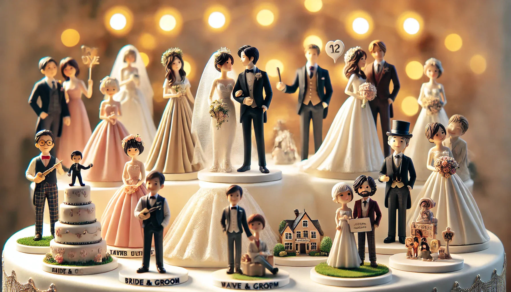 Wedding Figurines and Cake Toppers: Add a Touch of Personality to Your Big Day