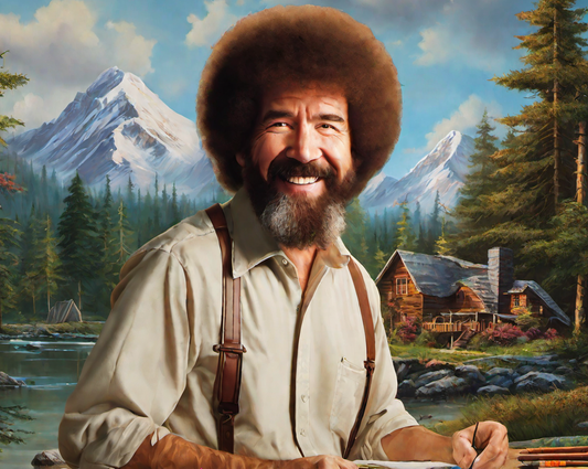 Bob Ross 3d Figurines