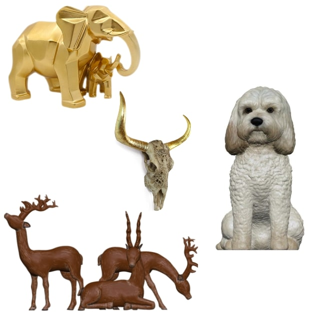 Animal Statues, Sculptures and Figurines