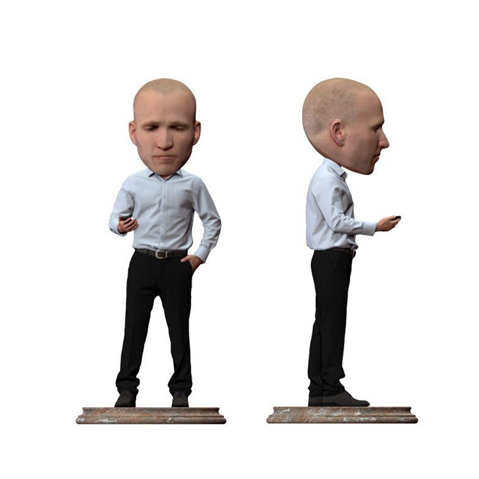 Casual of formele kleding Bobblehead