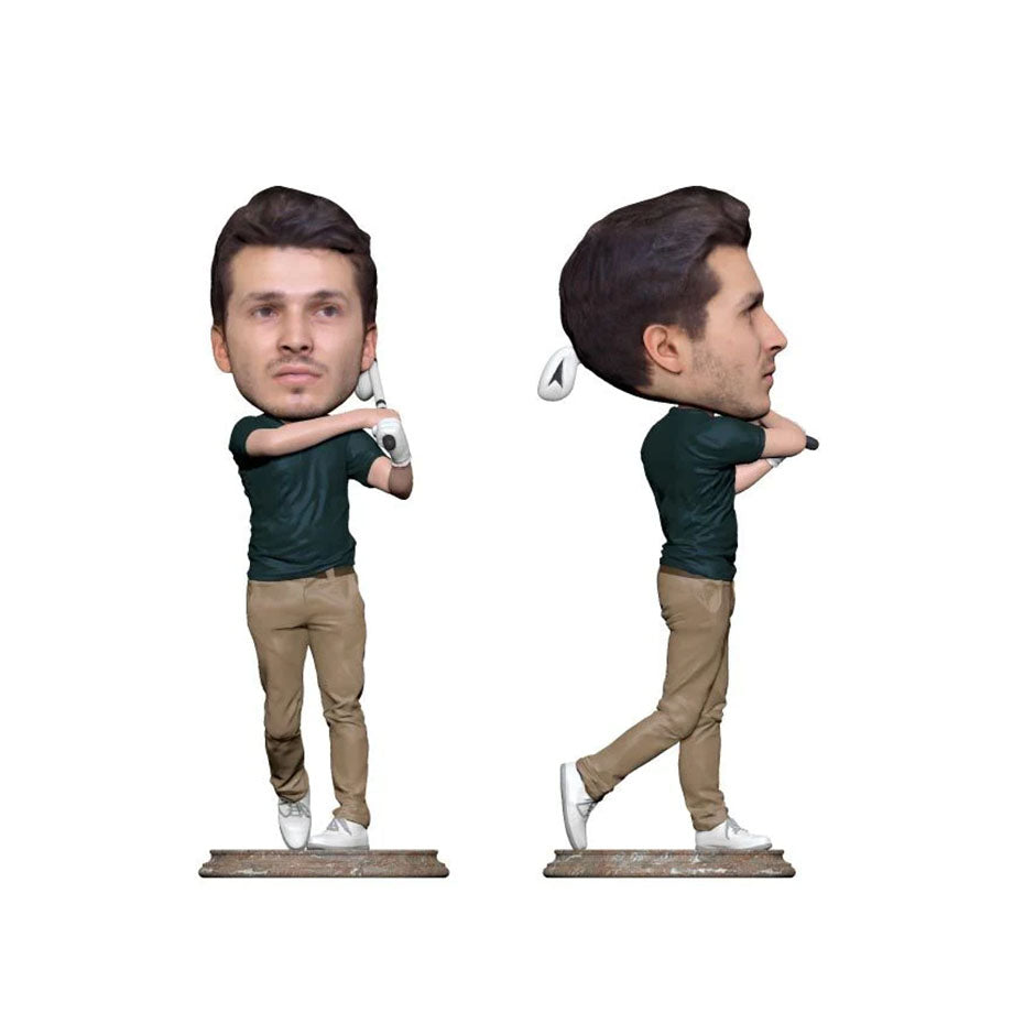 Golf Bobbleheads | Custom Golf Bubbleheads of you or favourite player | My3dSelfie