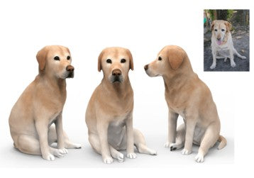 Buy Dogs Figurine | Life Size Dog 3D | Dogs statues | My3dSelfie | My3dSelfie