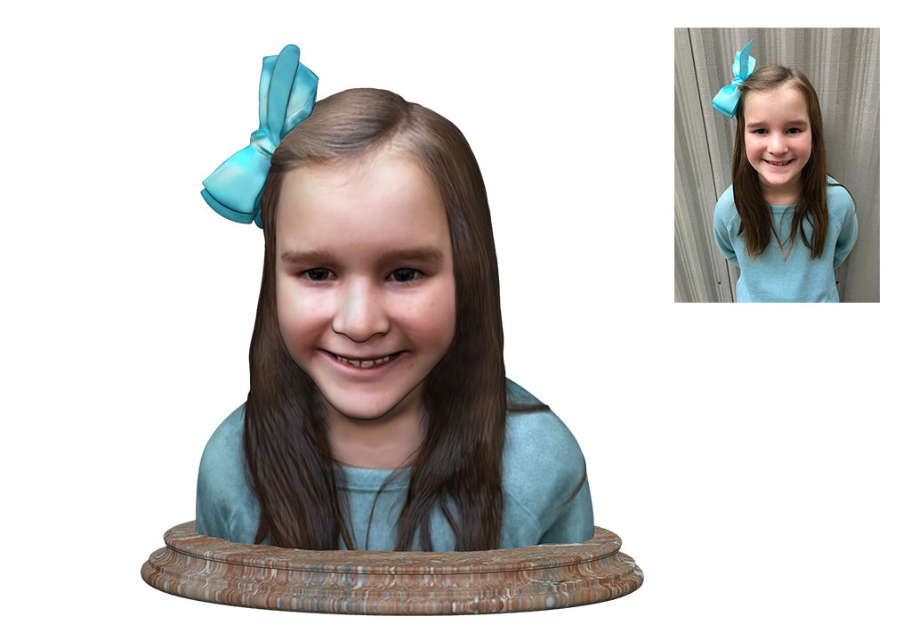 3D Printed Bust statue | Custom Head Busts & Statue | My3dSelfie | My3dSelfie