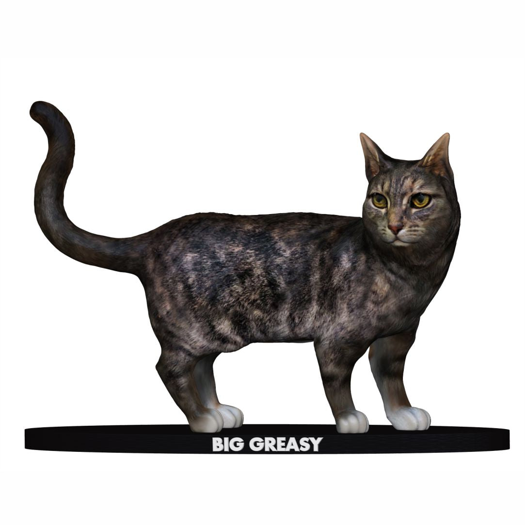 Make custom Cat Figurines from photos | Personalized Cat Figurines  | My3dSelfie