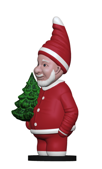 Weihnachtself Weihnachtsmann Figur