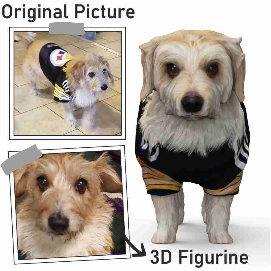 Buy Dogs Figurine | Life Size Dog 3D | Dogs statues | My3dSelfie | My3dSelfie