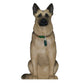 German Shephard Figurine front