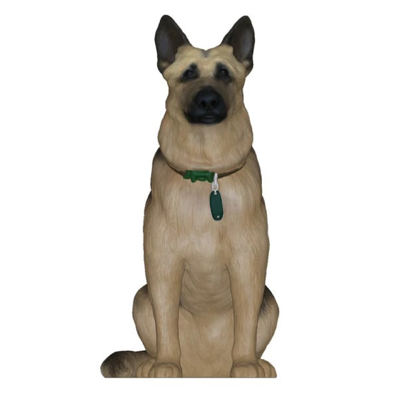 German Shephard Figurine front