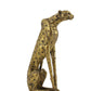 Leopard statue  left side - front view