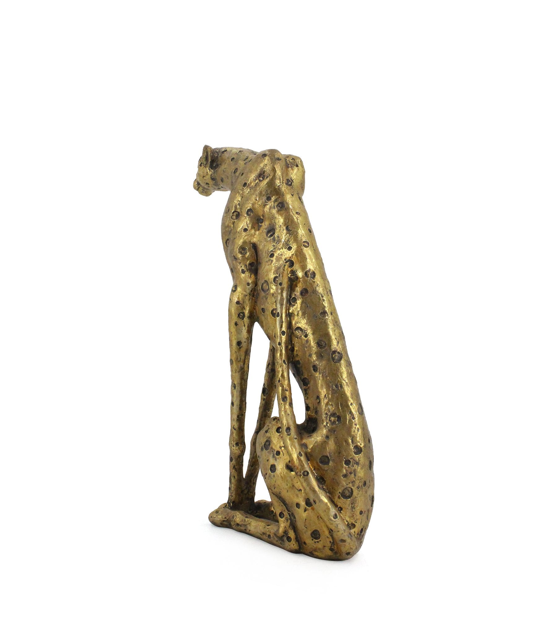 Leopard statue  back