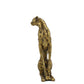 Leopard statue looking sidewards 