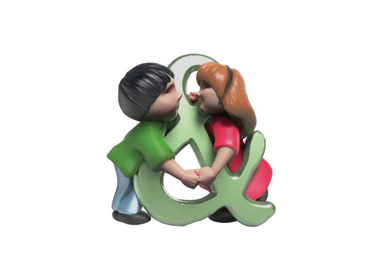 You and me boy girl figurine