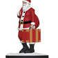 Santa Clause With Briefcase Figurine