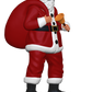 Santa Claus With Bell Figurine