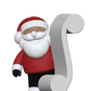 Santa with your family alphabet-personalized figurine