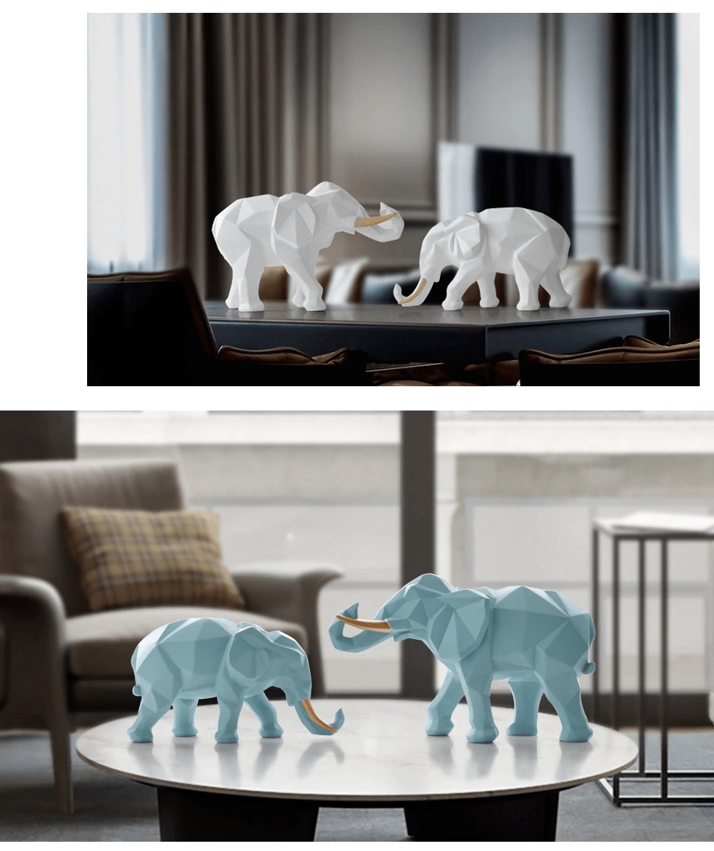 Elephant Figurine Set | My3dSelfie