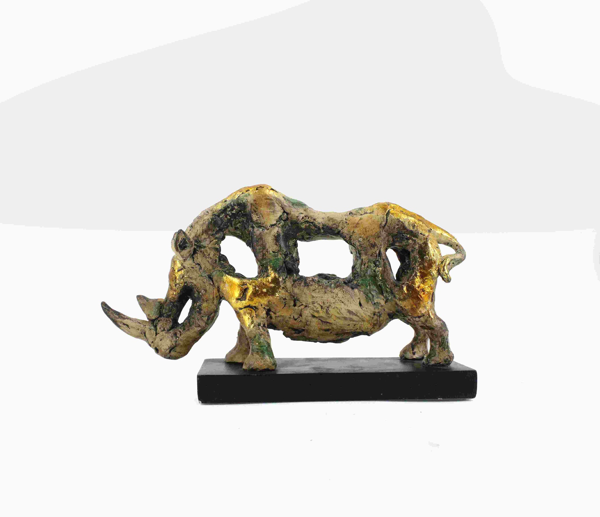 well built rhino figurine