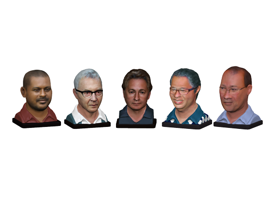 Headshots via Bellus3d-scans