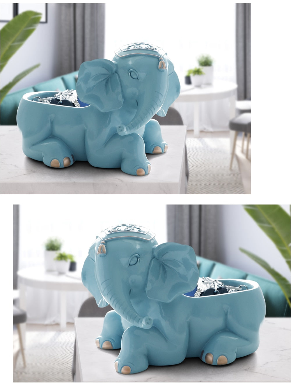 Elephant Figurines for Storage and Decor | My3dselfie.com | My3dSelfie