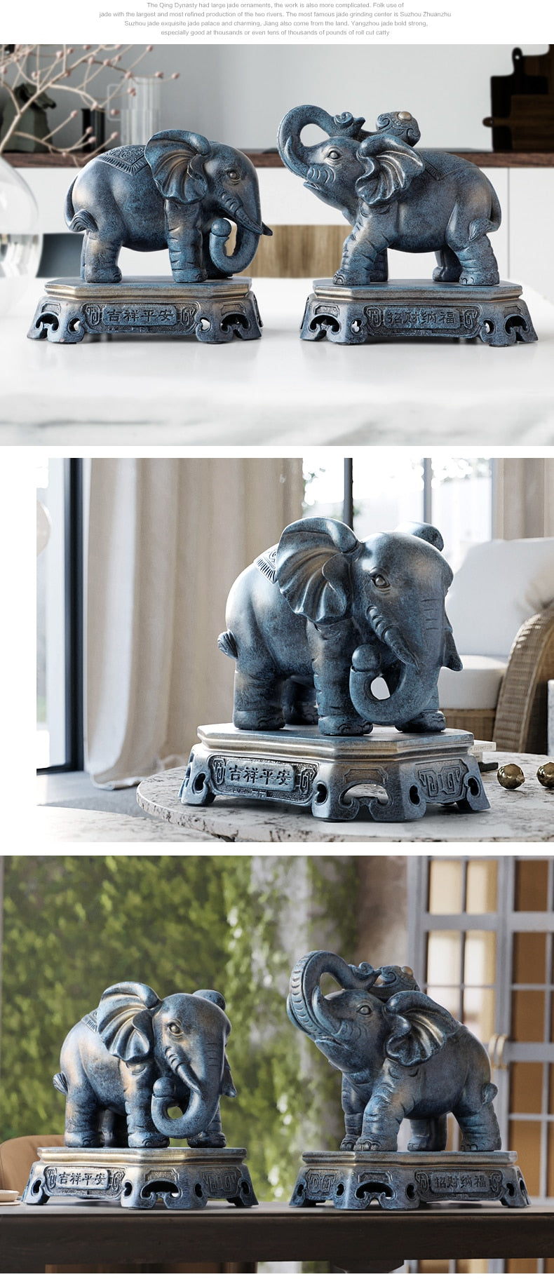 House Warming Elephant Statues | My3dSelfie