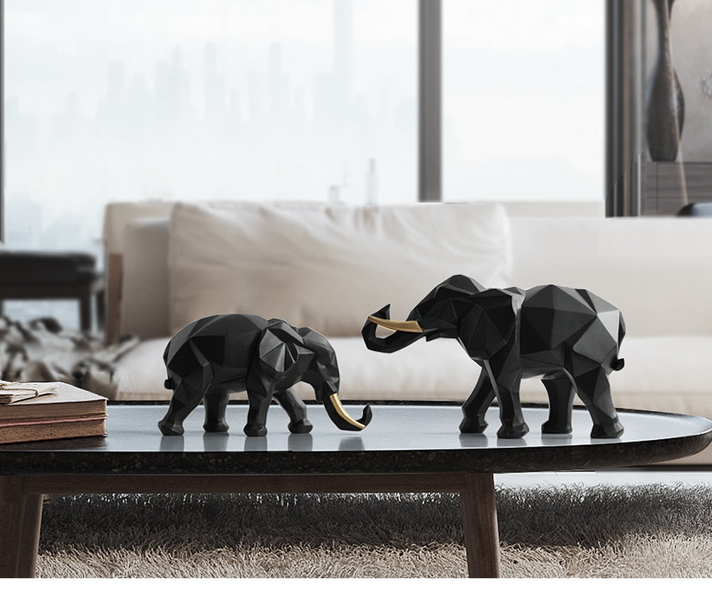 Elephant Figurine Decor