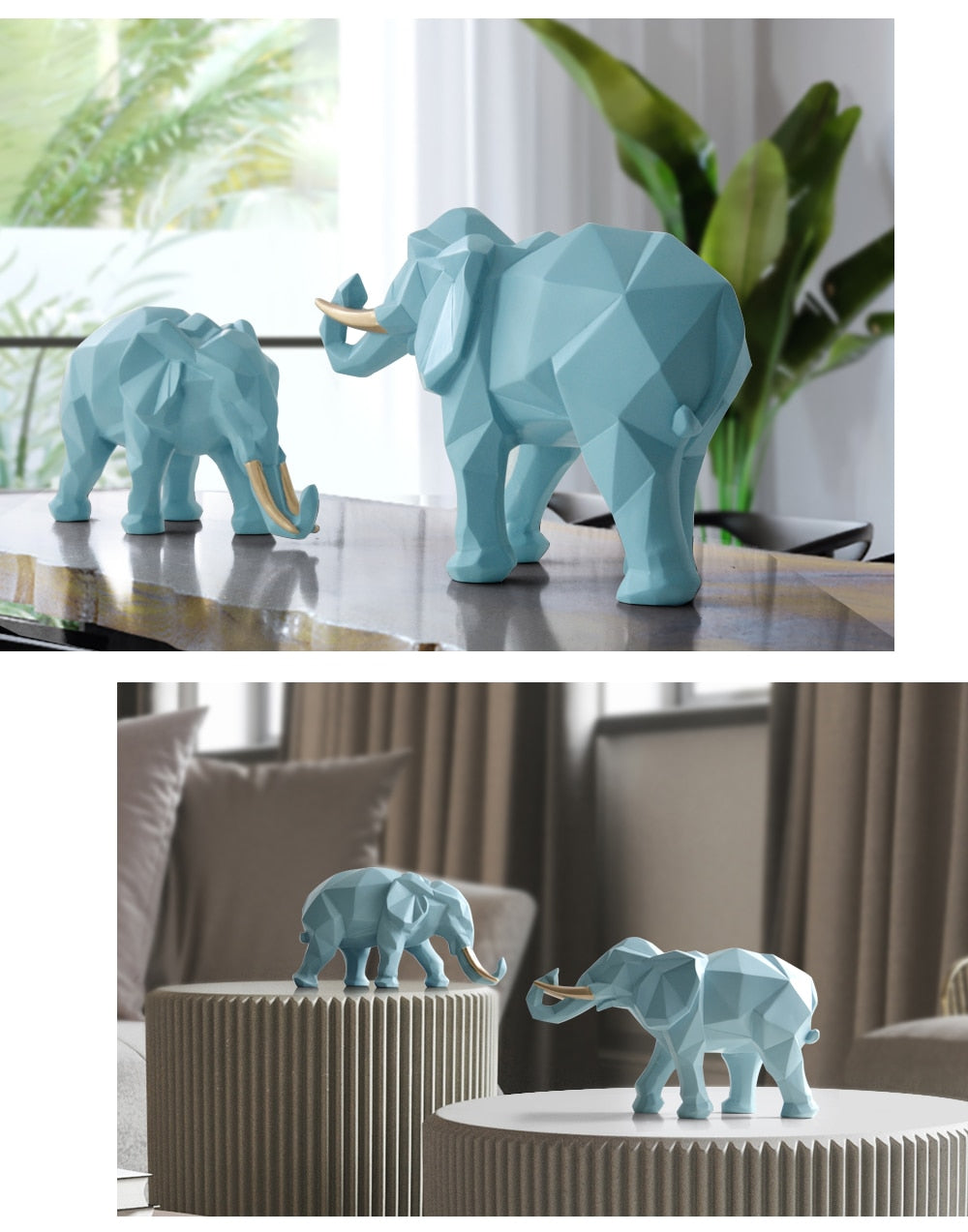 Elephant Figurine Set | My3dSelfie