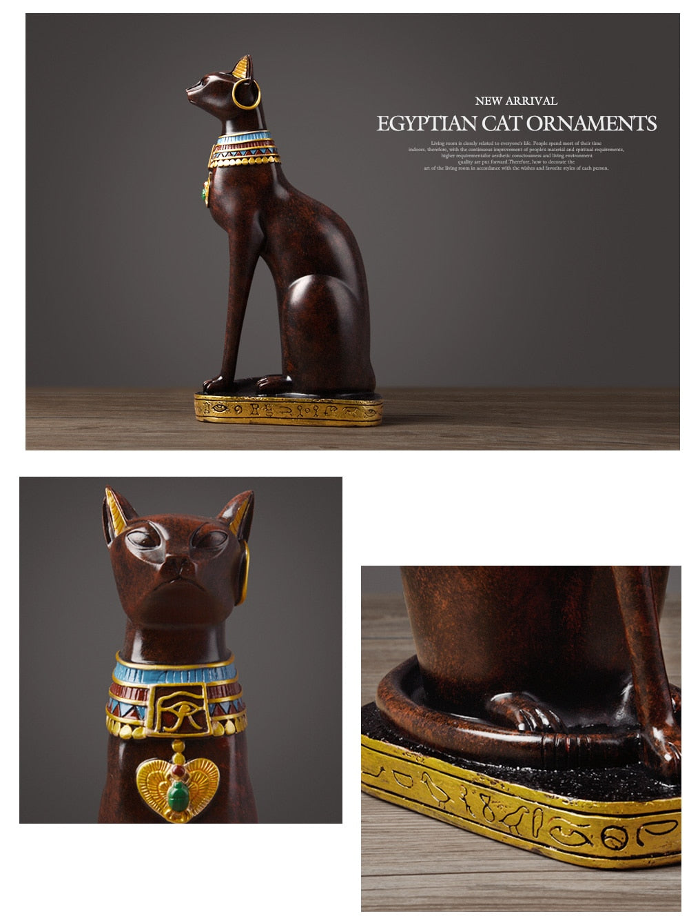 Egyptian Cat Figurine