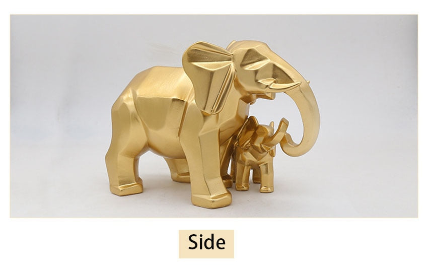 Motherly Love Vintage Elephant Figurine | My3dSelfie