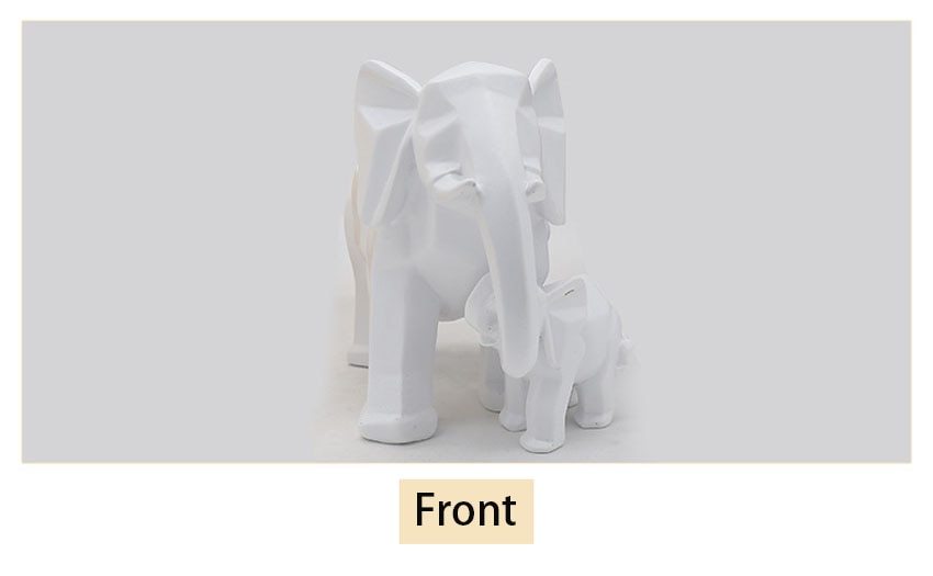 White Elephant Figurine