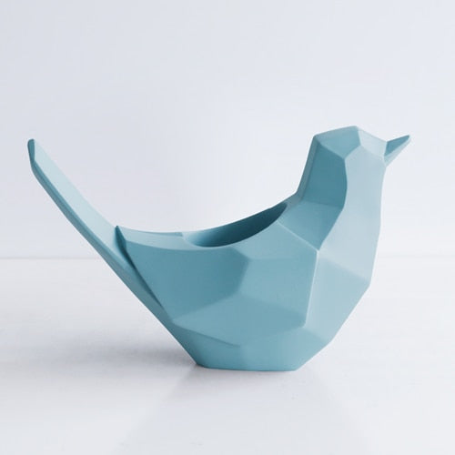 Geometrically Bird Shaped Desktop Pen holder for Office Decor