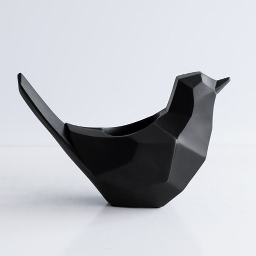 Geometrically Bird Shaped Desktop Pen holder for Office Decor