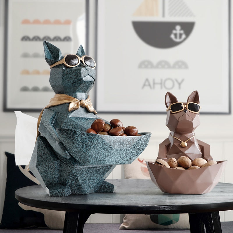 Blue Cat utility figurine