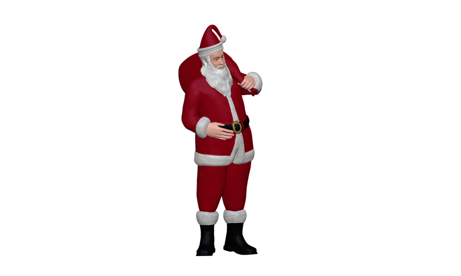 3d printed Santa figurine of you