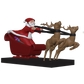 Santa and Sledge Figurine